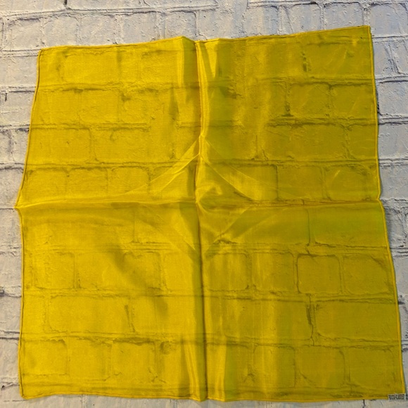 LOT OF (3) VINTAGE SILK & RAYON BLEND SHEER HAND ROLLED JAPAN MADE SMALL SCARVES - Picture 6 of 8